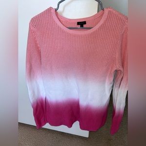 Ombré Talbots sweater - size large